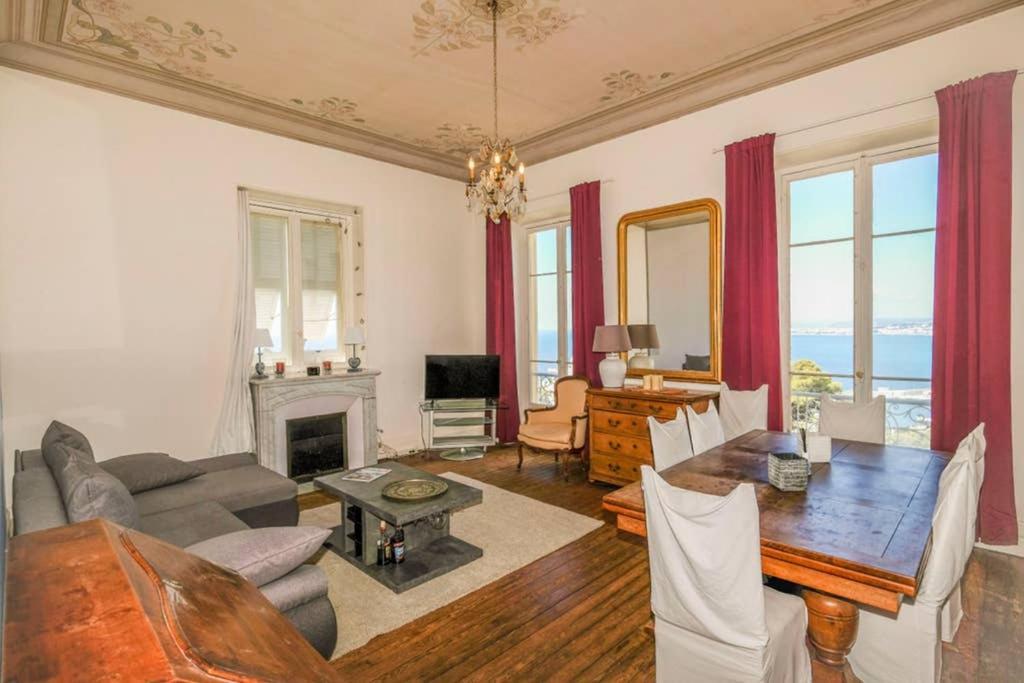 Mont Boron Magnificent View-3 Rooms - Wifi - A.C Nice Luaran gambar